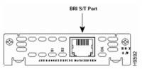 Cisco 1-PORT ISDN BRI WIC network switch component