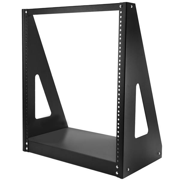 Image of StarTech.com 2-Post 12U Heavy-Duty Desktop Server Rack, Small Open...