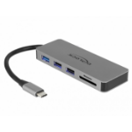 DeLOCK 87743 notebook dock & poortreplicator USB 3.2 Gen 1 (3.1 Gen 1) Type-C Grijs