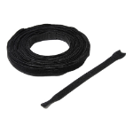 Cablenet 13mm x 200mm 25pcs Roll Velcro One Wrap Strap Black