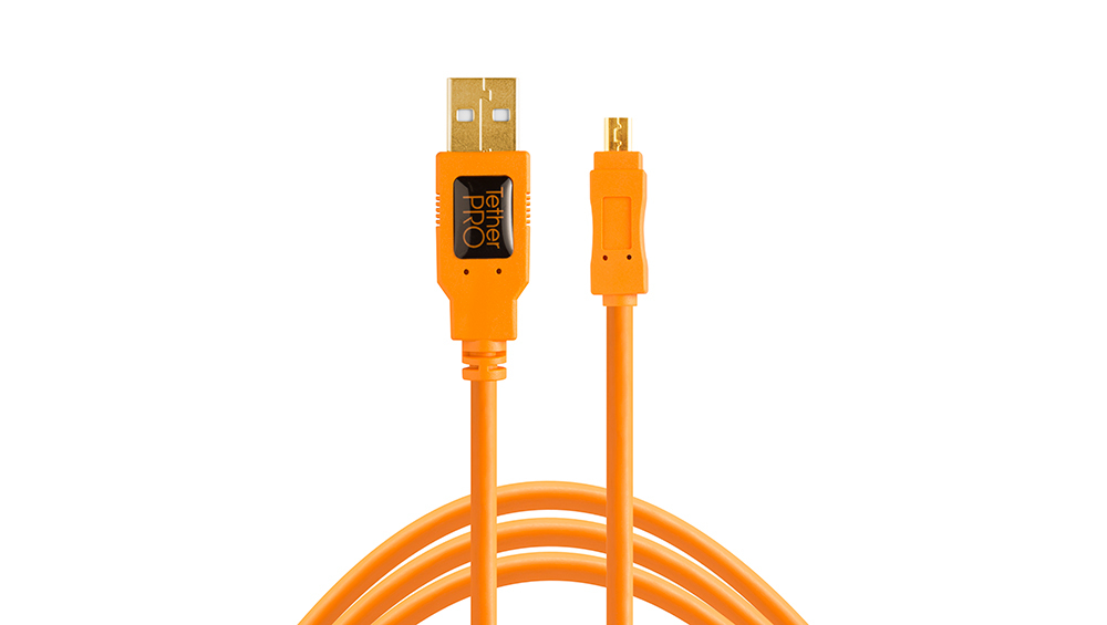 Tether Tools CU8015-ORG USB cable 4.6 m USB 2.0 USB A Mini-USB B...