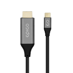 Epico 9915101900026 cable gender changer USB - C HDMI Black, Grey
