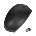 LogiLink Typhoon Mouse, BT 4.2 & Wireless 2.4 GHz dual mode, optical, black