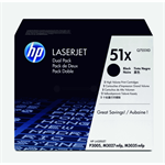 Q7551XD (51XD) Toner black, 13K pages, Pack qty 2