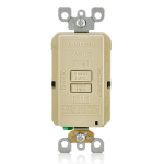 Leviton GFRBF-I socket-outlet Ivory