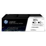 HP CF400XD/201X Toner cartridge black twin pack, 2x2.8K pages ISO/IEC 19752 Pack=2 for HP Pro M 252