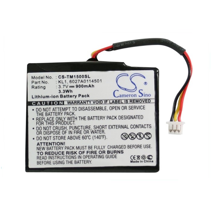 EU Product - Battery for GPS Battery for TomTom 6027A0114501, KL1 thumbnail