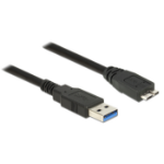 DeLOCK 85071 USB cable 0.5 m USB 3.2 Gen 1 (3.1 Gen 1) USB A Micro-USB B Black