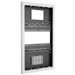 av supply WALL DISPLAY ENCLOSURE PORTRAIT 75in W
