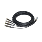 HPE Networking Comware X240 40G QSFP+ to 4x10G SFP+ 3m Direct Attach Copper Splitter Cable