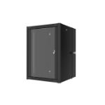 Lanview RWP16U45BL-D rack cabinet 16U Wall mounted rack Black