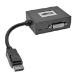 Tripp Lite B156-002-DVI-V2 video cable adapter DisplayPort 2 x DVI Black
