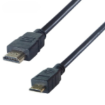 GroupGear 26-7199 HDMI cable 2 m HDMI Type A (Standard) HDMI Type C (Mini) Black