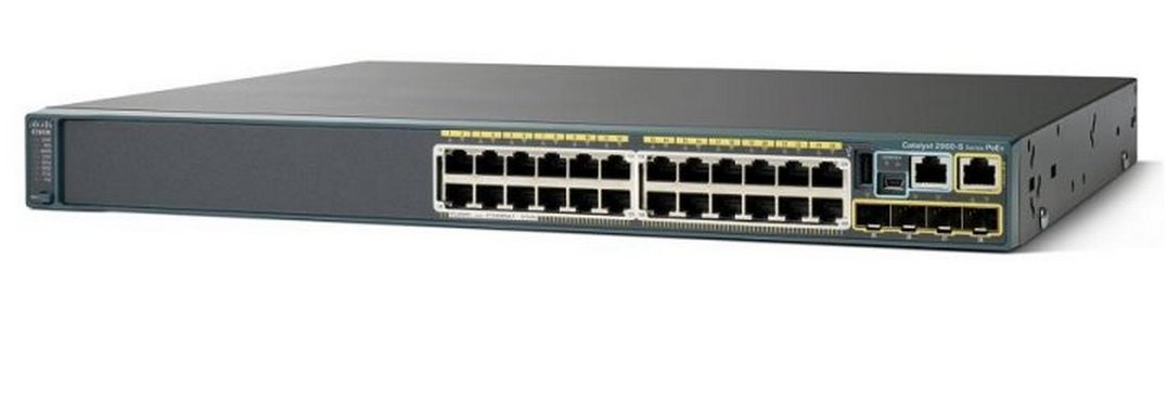 Cisco WS-C2960S-24TSS-RF 24-Port Gigabit 1U Network Switch