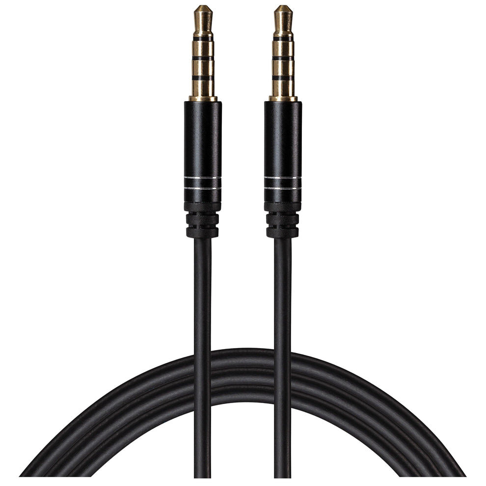 Maplin 3.5mm Aux Stereo 4 Pole Jack Plug to 3.5mm 4 Pole Jack Plug Cab