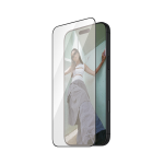 PanzerGlass SAFE. by ® Screen Protection w. Black Frame iPhone 16 Pro | Ultra-Wide Fit