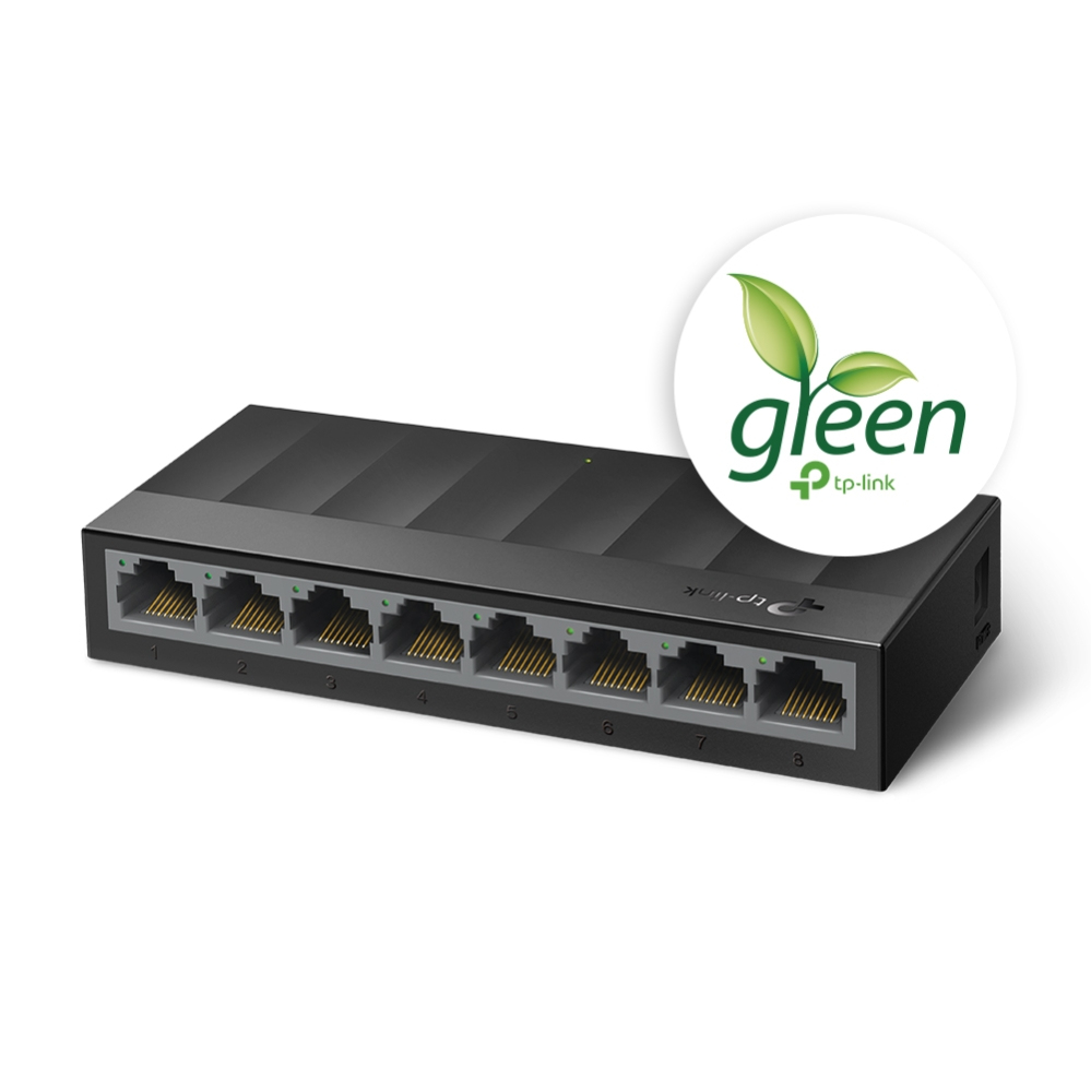 TP-Link LS1008G network switch Unmanaged Gigabit Ethernet (10/100/1000) Black