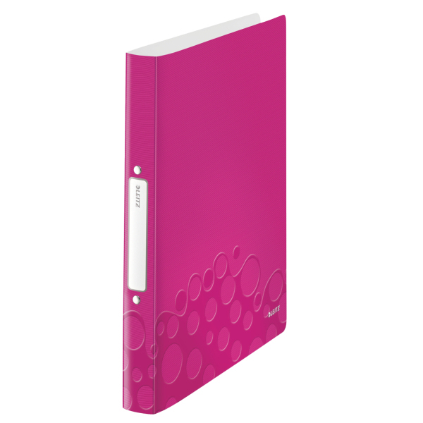 Image of Leitz 42570023 ring binder A4 Metallic, Rose