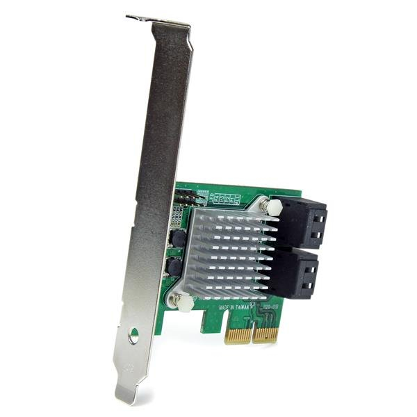 StarTech.com 4 Port PCI Express 2.0 SATA III 6Gbps RAID Controller Card with HyperDuo SSD Tiering