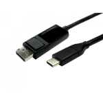 Cables Direct USB3C-DP-BD01 video cable adapter 1 m USB Type-C DisplayPort Black