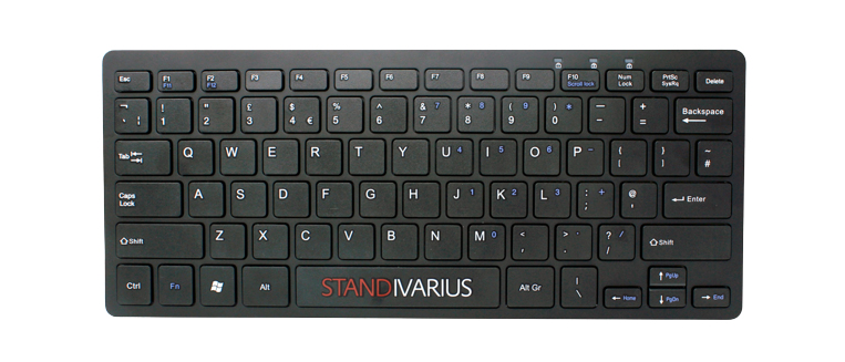 Image of STANDIVARIUS Piano II USB keyboard QWERTY English Black