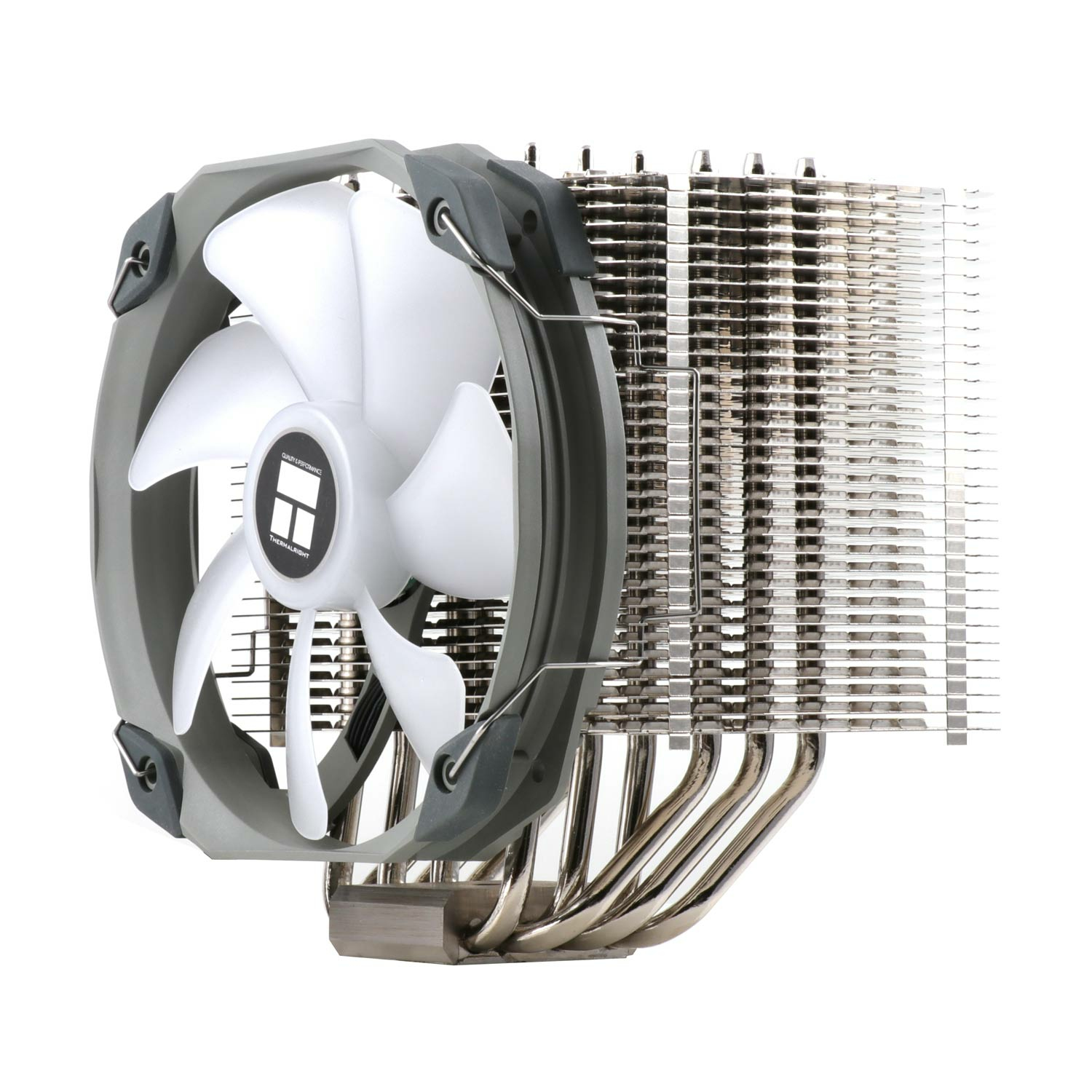 Thermalright HR-02 Plus Processor Heatsink/Radiator 14 cm Silver, White 1 pc(s)