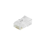 Equip Cat.6A RJ45 Pass Through Plug, 100pcs/Set