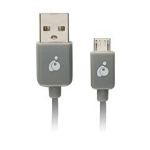 iogear 3m USB A - Micro USB B USB cable 118.1" (3 m) USB 2.0 Micro-USB B Gray