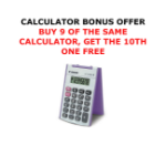 Canon LC210L 8 DIGIT X LARGE DISPLAY HARD COVER - BUY 9 GET 1 FREE