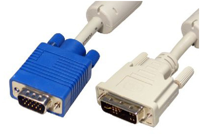 Cables Direct 2m DVI-A - SVGA m/m VGA (D-Sub) Beige