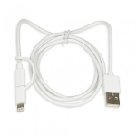 iBox IKUML2W1 USB cable 1 m USB A Micro-USB B White