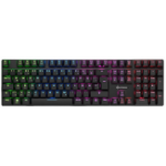 Sharkoon PureWriter RGB toetsenbord USB QWERTY Amerikaans Engels Zwart