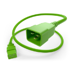UNC PWCD-C19C20-20A-03F-GRN power cable Green 35.8" (0.91 m) C19 coupler C20 coupler