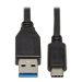 Tripp Lite U428-20N-G2 USB cable USB 3.2 Gen 2 (3.1 Gen 2) 19.7" (0.5 m) USB C USB A Black
