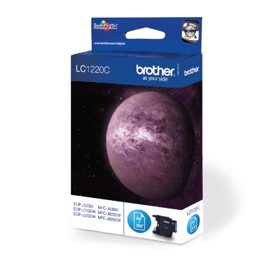 Brother LC-1220C Ink cartridge cyan, 300 pages ISO/IEC 24711 for Brother DCP-J 525