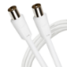 Maplin RF Male to RF Male Connector TV Aerial Coaxial Cable - 2m