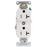 Leviton TBR20-W socket-outlet NEMA 5-20R White