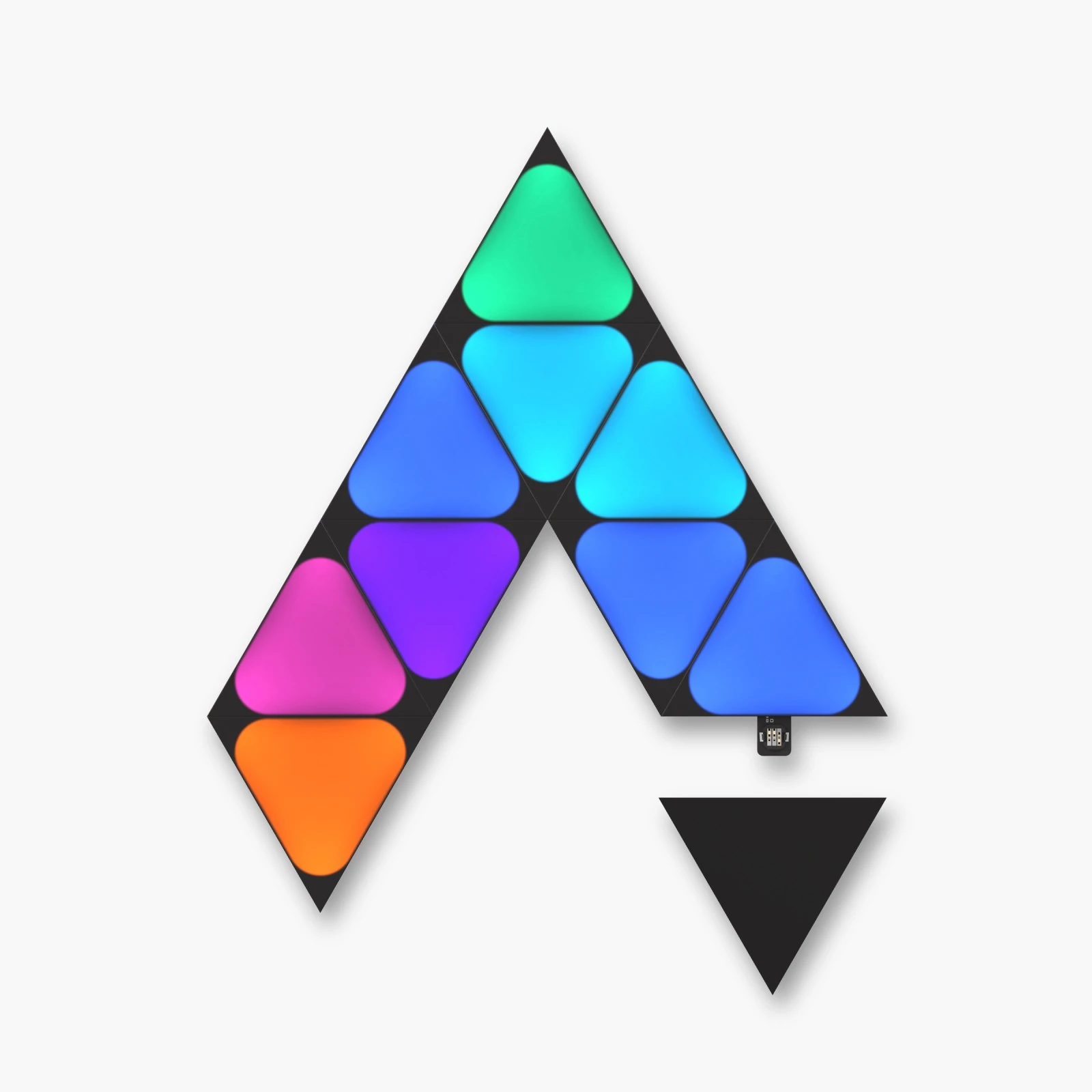 SHAPES BLACK MINI TRIANGLES EXP 10PK