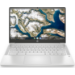HP Chromebook - 14a-na0010ds 14" Touchscreen HD Intel® Celeron® N4020 4 GB LPDDR4-SDRAM 128 GB eMMC Wi-Fi 5 (802.11ac) ChromeOS Silver