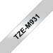 Brother TZE-M931 cinta para impresora de etiquetas Negro sobre plata
