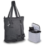 National Geographic Walkabout Medium Tote Bag Black, Grey