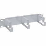InLine 10" cable management panel, 3 brackets, RAL 7035 grey
