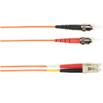 Black Box FOCMR62-002M-STLC-OR InfiniBand en Glasvezelkabel 2 m ST LC Oranje