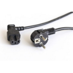 Microconnect MC-JT008/HT3W-H05VV-F-2.0 power cable Black 2 m Power plug type E+F C15 coupler