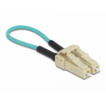 DeLOCK 86931 InfiniBand en Glasvezelkabel 0,06 m LC Aqua-kleur, Beige