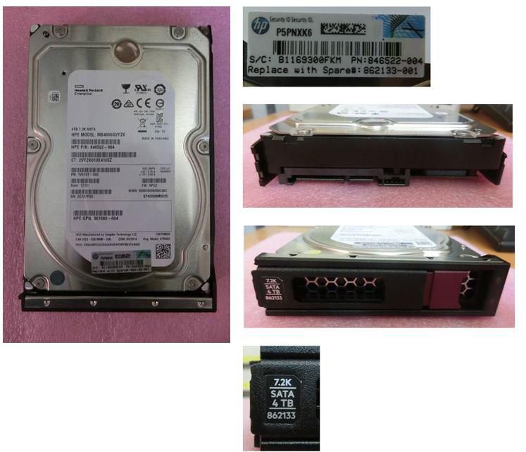 HPE DRV HDD 4TB 6G 7.2K LFF SATA MDL LP