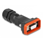 DeLOCK D-Sub 9 pin female with housing IP67 waterproof