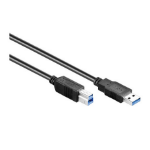 Alcasa 2710-S05 USB-kabel 5 m USB 3.2 Gen 1 (3.1 Gen 1) USB A USB B Zwart