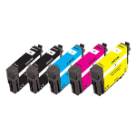 Peach PI200-983 inktcartridge 5 stuk(s) Compatibel Hoog (XL) rendement Zwart, Cyaan, Magenta, Geel