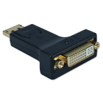 QVS DPDVI-MF cable gender changer DisplayPort DVI Black